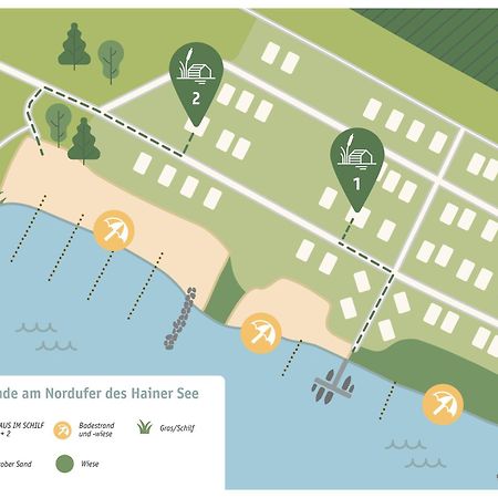 Haus Im Schilf 2 - Ferienwohnungen Am Hainer See Bei Leipzig Neukieritzsch Zewnętrze zdjęcie