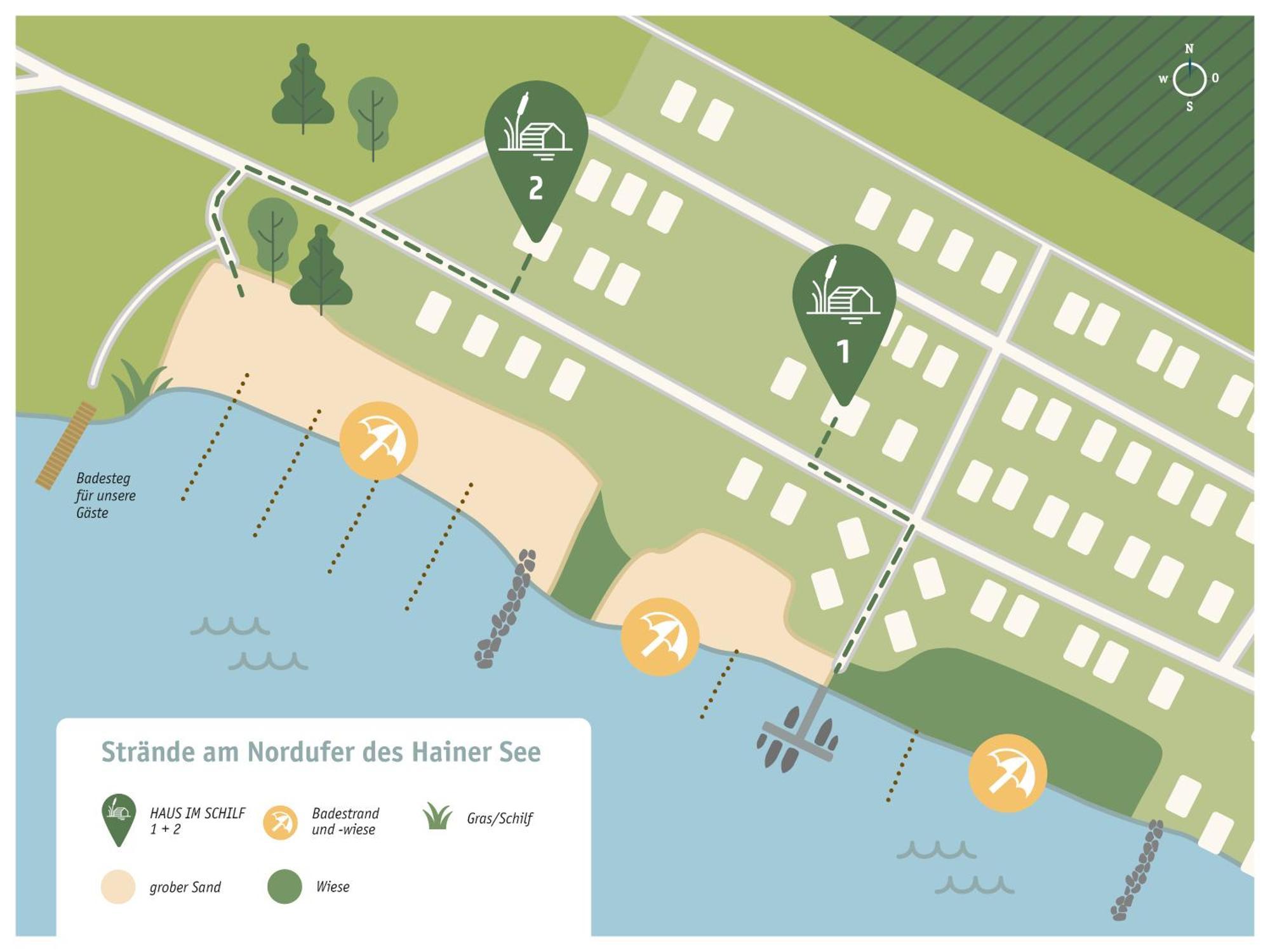 Haus Im Schilf 2 - Ferienwohnungen Am Hainer See Bei Leipzig Neukieritzsch Zewnętrze zdjęcie